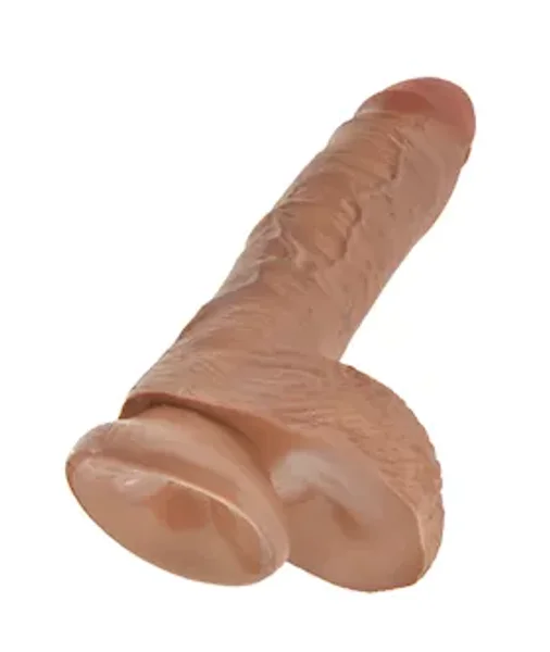 King Cock 8 Inch Suction Cup Dildo - Tan - 8 Inch — image 8 of 10