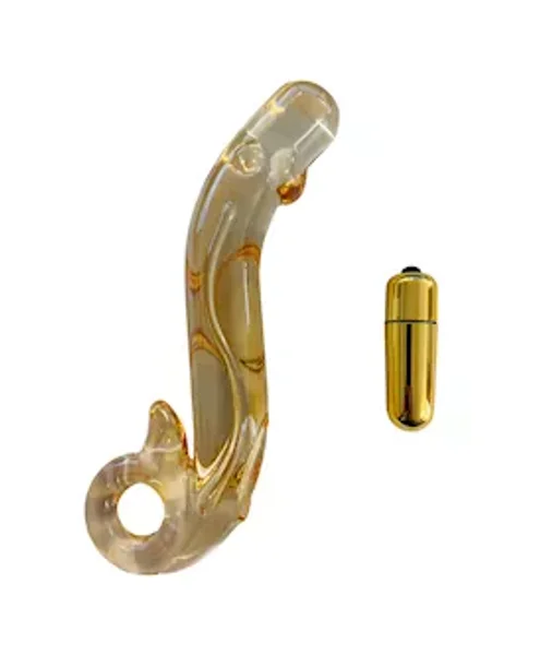 Atms Vibrating Glass Massager - Gold — image 7 of 8