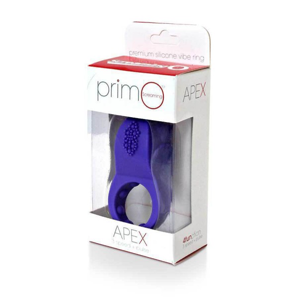 Screaming O PrimO Apex Multi-Speed Silicone Vibrating Cock Ring for Men