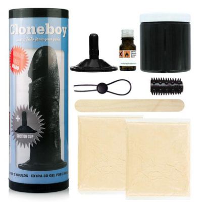 CloneBoy Cast Your Own Black Dildo With Suction Cup