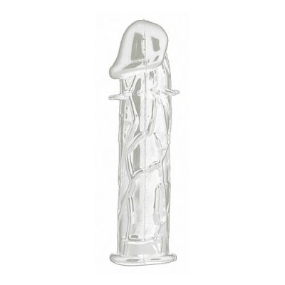 Ridged penis extension