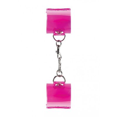 Bad Romance Pink Translucent Handcuffs