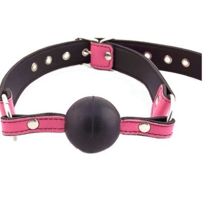 Harmony Pink Leather Ball Gag