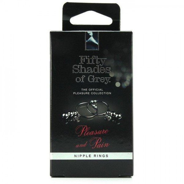 Fifty Shades Pleasure & Pain Nipple Rings