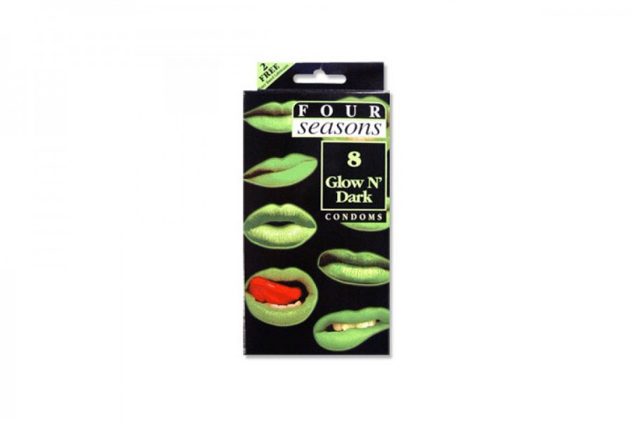 Four Seasons Glow in the Dark Condoms (8pack)