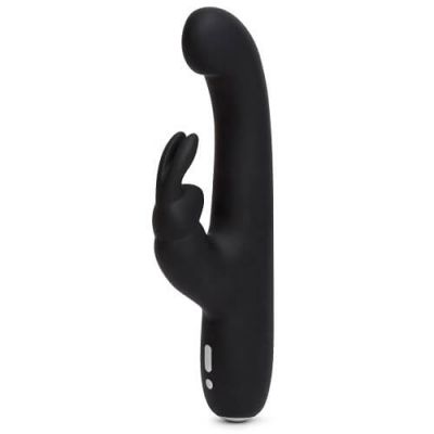 Happy Rabbit Rechargeable Slimline G Spot Rabbit Vibrator Black