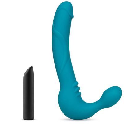 Luna Strapless Dildo with Nocturnal Bullet