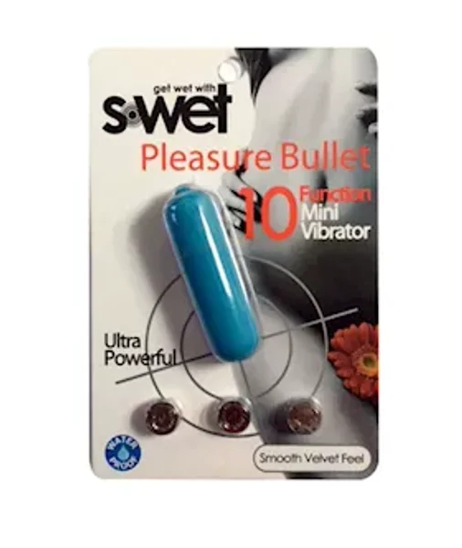 NU Sensuelle S-Wet Pleasure Bullet Blue — image 3 of 3
