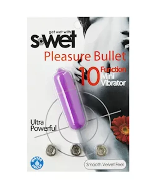 NU Sensuelle S-Wet Pleasure Bullet Purple — image 3 of 3