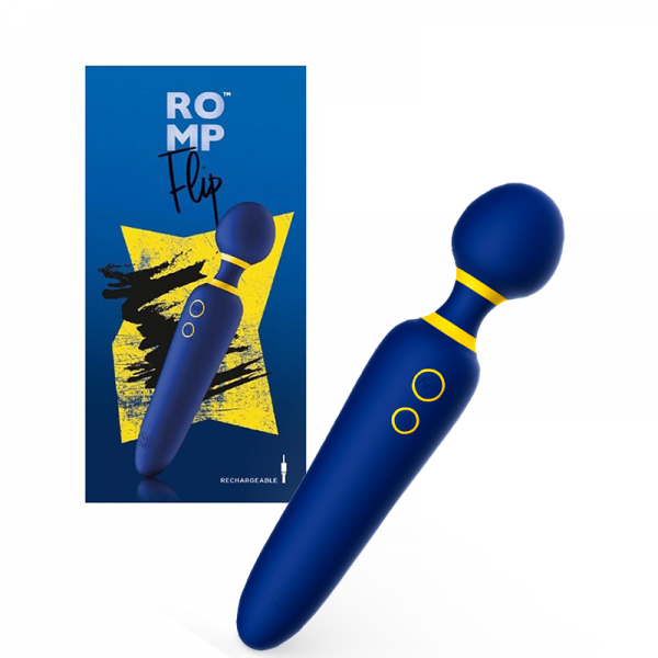 Romp Flip 9" Mini Wand Vibrator With Flexible Neck