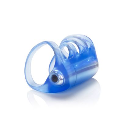 California Exotic Stretchy Vibrating Pleasure Cage for Couples