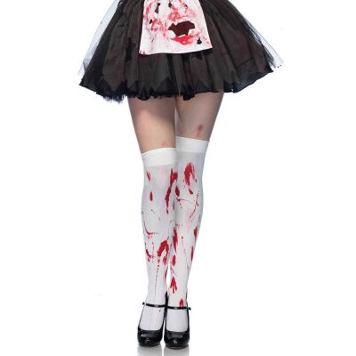 Leg Avenue Bloody Zombie Thigh Highs