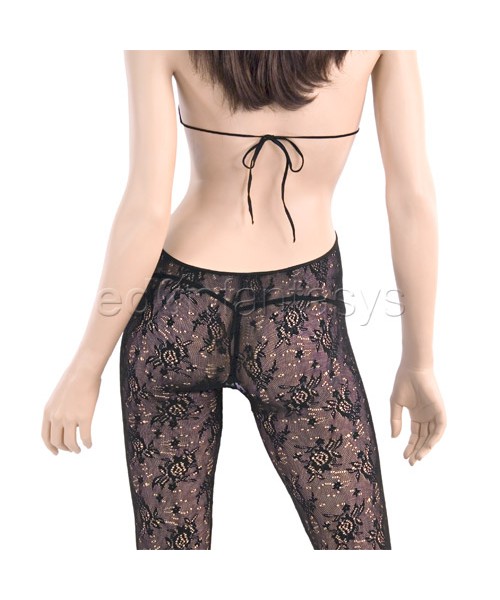 Boudoir lace O-ring Bodystocking