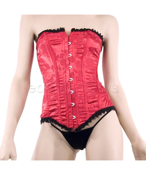Brocade corset