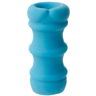 Mood Pleaser Thin Masturbator Blue 4 6 Inches