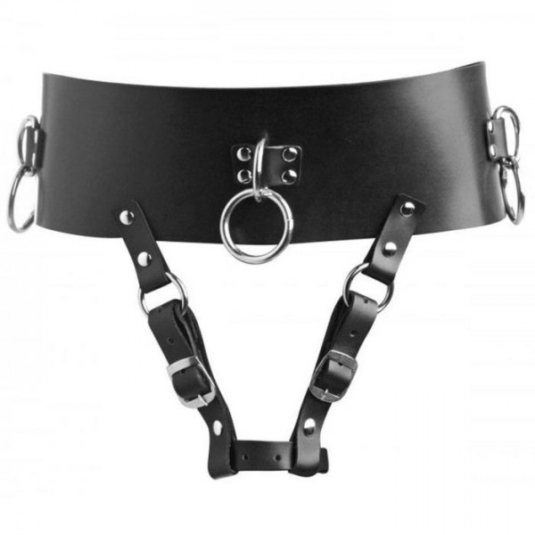 Adjustable Bondage Belt For Couples - Provides Direct Stimulations On Her Clit!