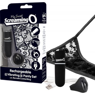Rechargeable Vibrating Panty Set