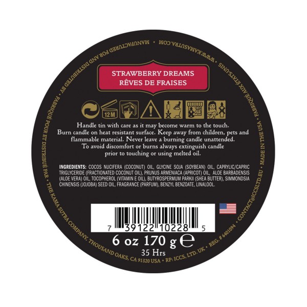 Kama Sutra Ignite Massage Candle Coconut Pineapple