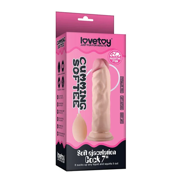Soft Ejaculation Cock With Ball 8.5in — image 8 of 9