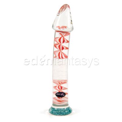 Multi sectional inside out shaft glass dildo