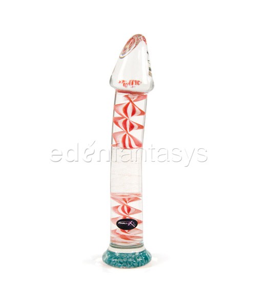 Multi sectional inside out shaft glass dildo
