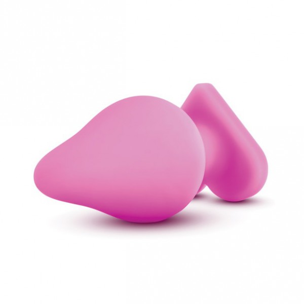 Blush Novelties Naughty Candy Heart Butt Plug Be Mine - Pink