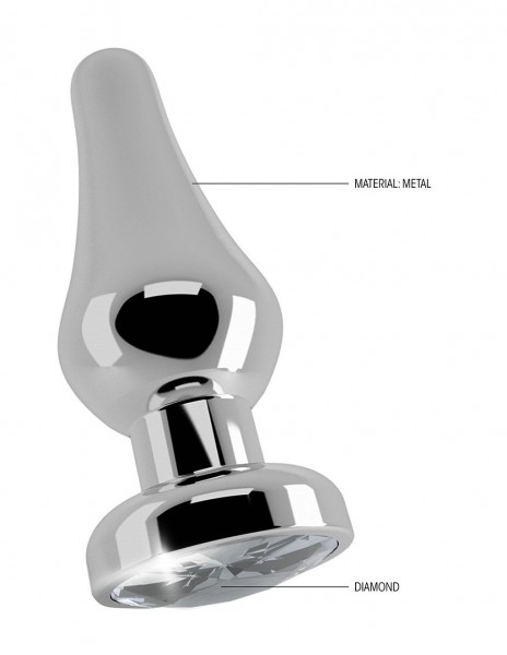 Rich R1 3.9 Inch Silver Anal Plug — image 5 of 6