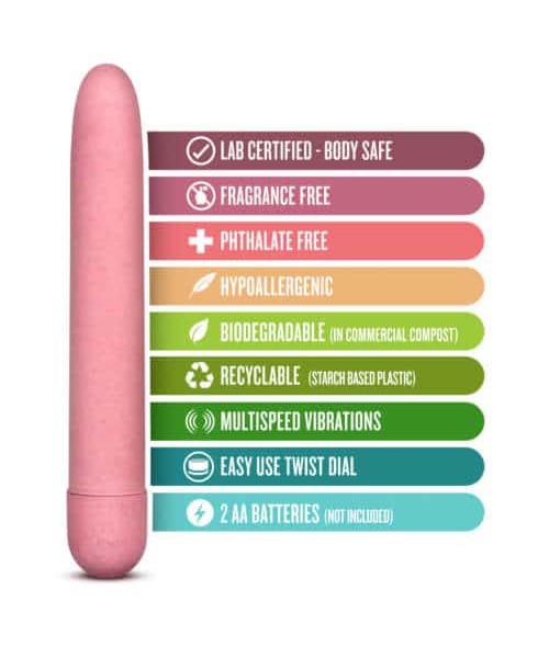 Gaia Biodegradable Eco Vibrator Pink — image 6 of 6