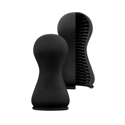 Silicone stroker closed