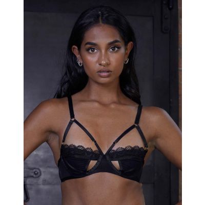 HUSTLER Daisy Cut Out Bra