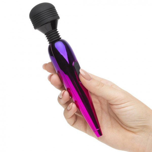 Lovehoney Deluxe Rechargeable Mini Metallic Massage Wand Vibrator