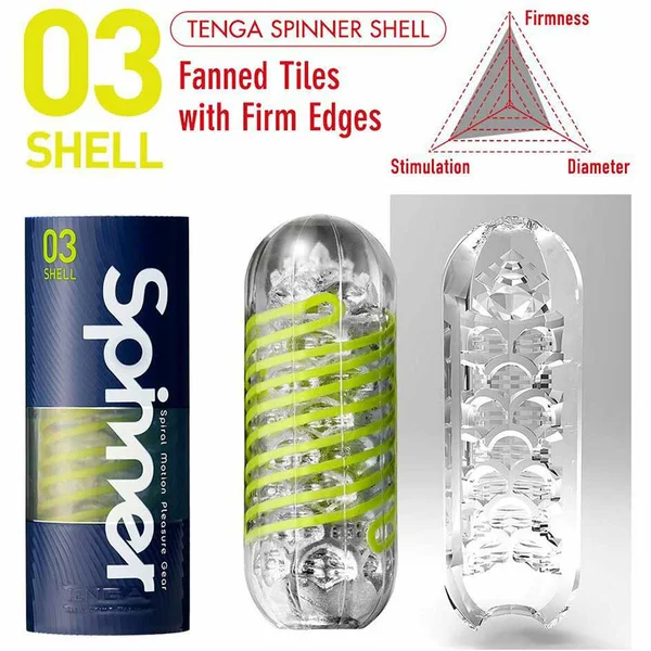 Tenga Spinner Masturbator Series | Spinning Realistic Male Stroker Sleeve — image 4 of 13