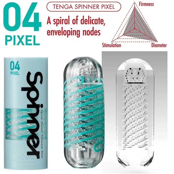 Tenga Spinner Masturbator Series | Spinning Realistic Male Stroker Sleeve — image 5 of 13