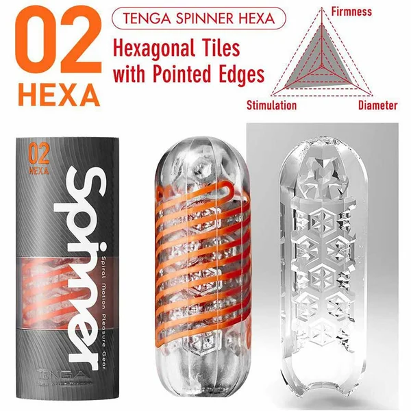 Tenga Spinner Masturbator Series | Spinning Realistic Male Stroker Sleeve — image 3 of 13
