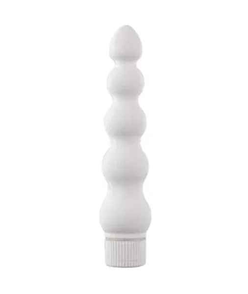 White Nights 7 Inch Ribbed Vibe - White — image 2 of 2