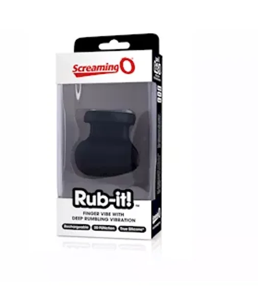 Screaming O Rub-it! Finger Vibrator - Black — image 8 of 8