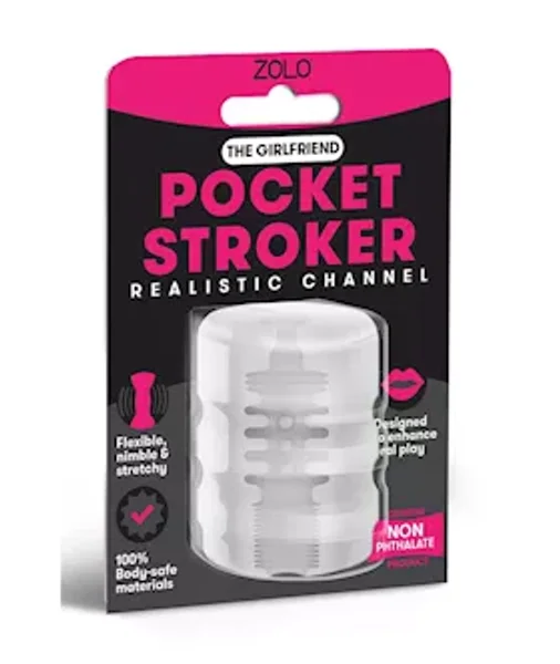 Zolo Girlfriend Pocket Stroker - Clear — image 3 of 4