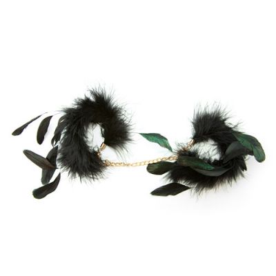 Feather wrist cuffs