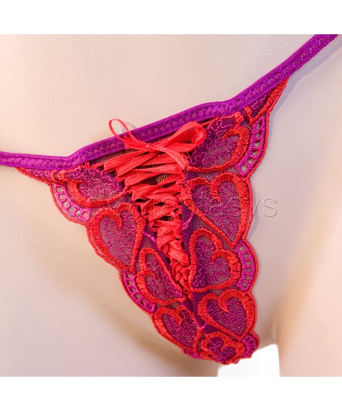Lace up cups babydoll