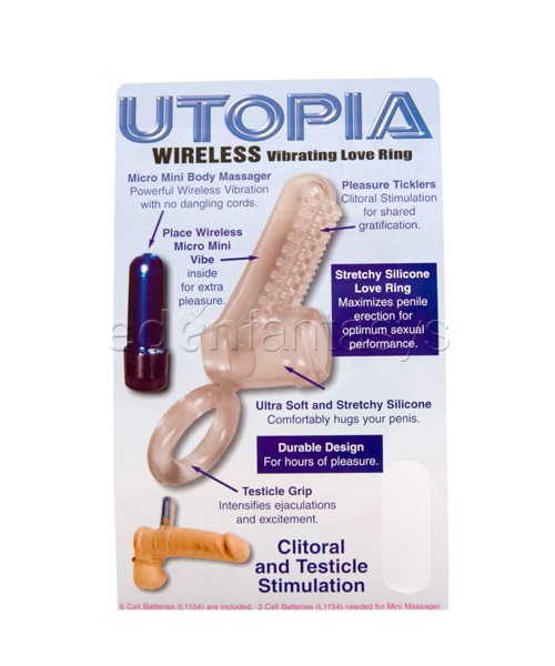 Utopia vibrating love ring