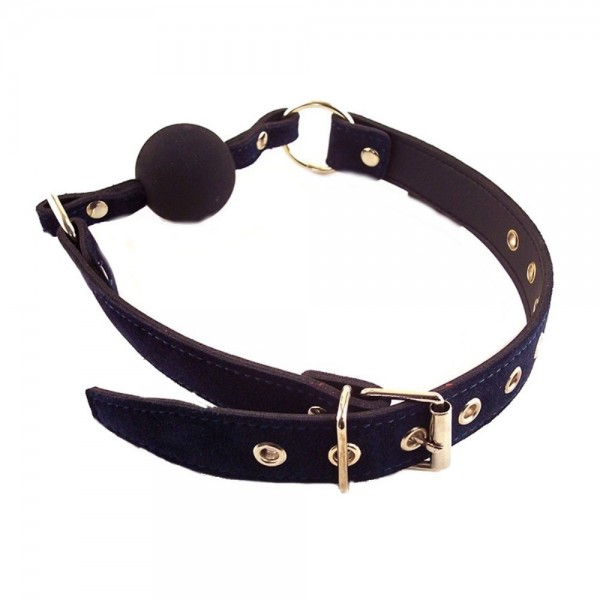 Rouge Fifty Times Hotter Ball Gag - Blue