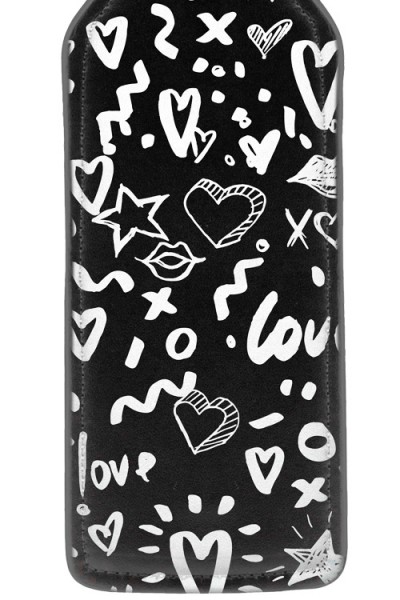 OUCH! 11.2" Graffiti Leather Paddle