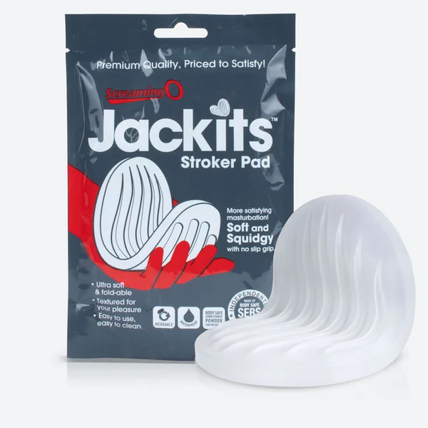 Screaming O Jackits Stroker Pad - Clear — image 10 of 10
