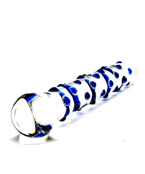 Spectrum Nubby Textured Glass Dildo