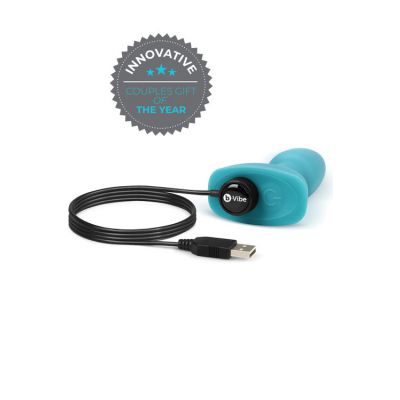 B Vibe Rimming 4 9 Petite Butt Plug with Remote