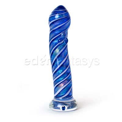 Dichroic glass dildo