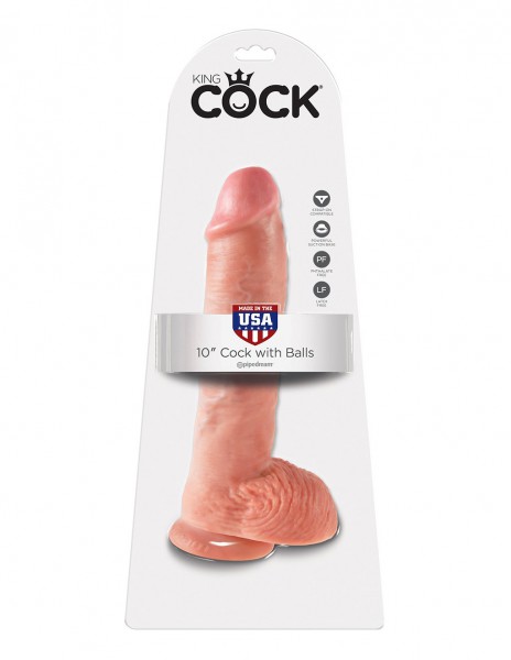 King Cock 10 Inch Cock With Balls — image 5 of 11
