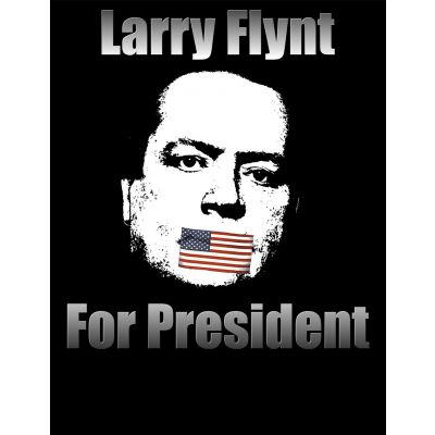 Larry Flynt for President Censor Flag Tee