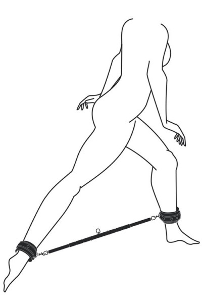 Easy Toys Expander Spreader Bar and Cuffs Set