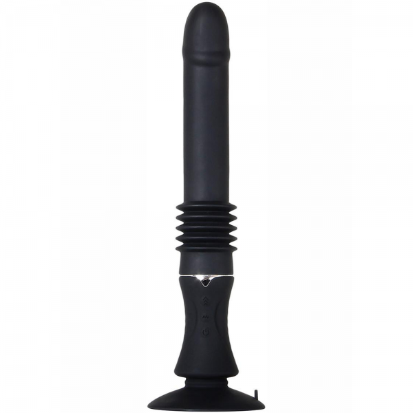 Extra Large Thrusting Vibrator With Suction Cup - Enjoy Hands-Free Pleasure!